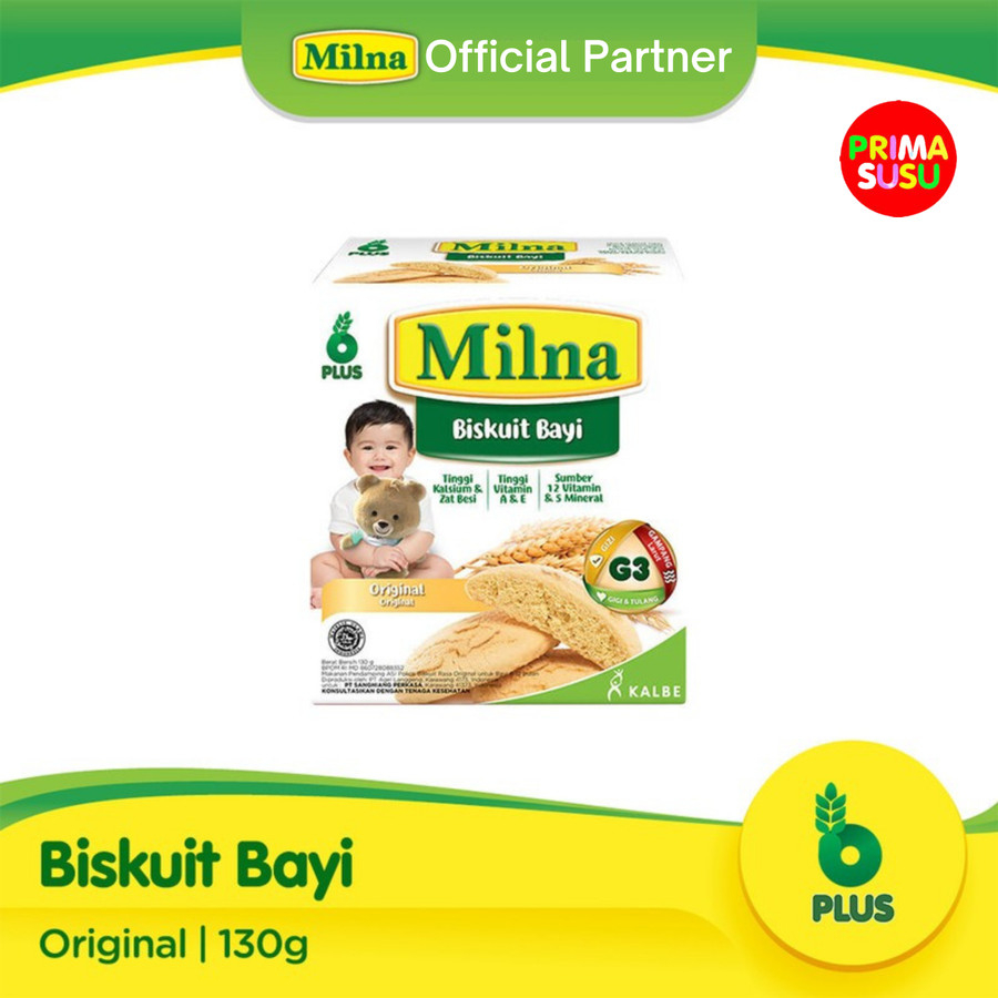 Milna Biskuit Bayi Original 6+ 130 GR