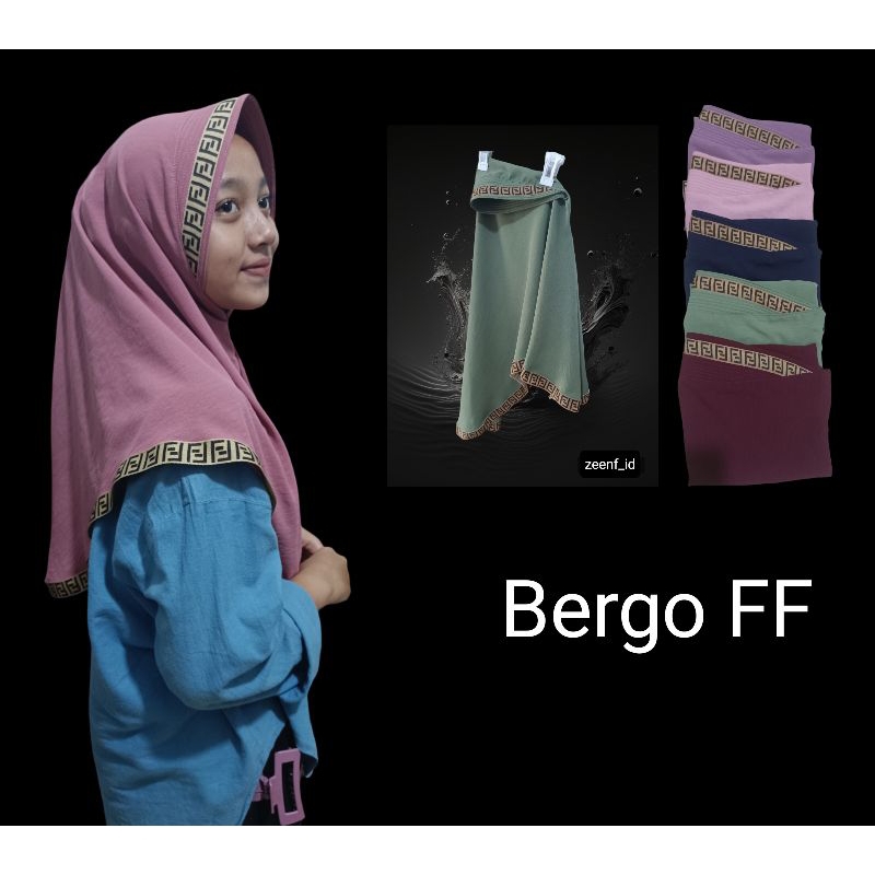bergo FF crinkle/bergo/jilbab crinkle premium/bergo crinkle airflow/hijab crinkle/kerudung crinkle/h