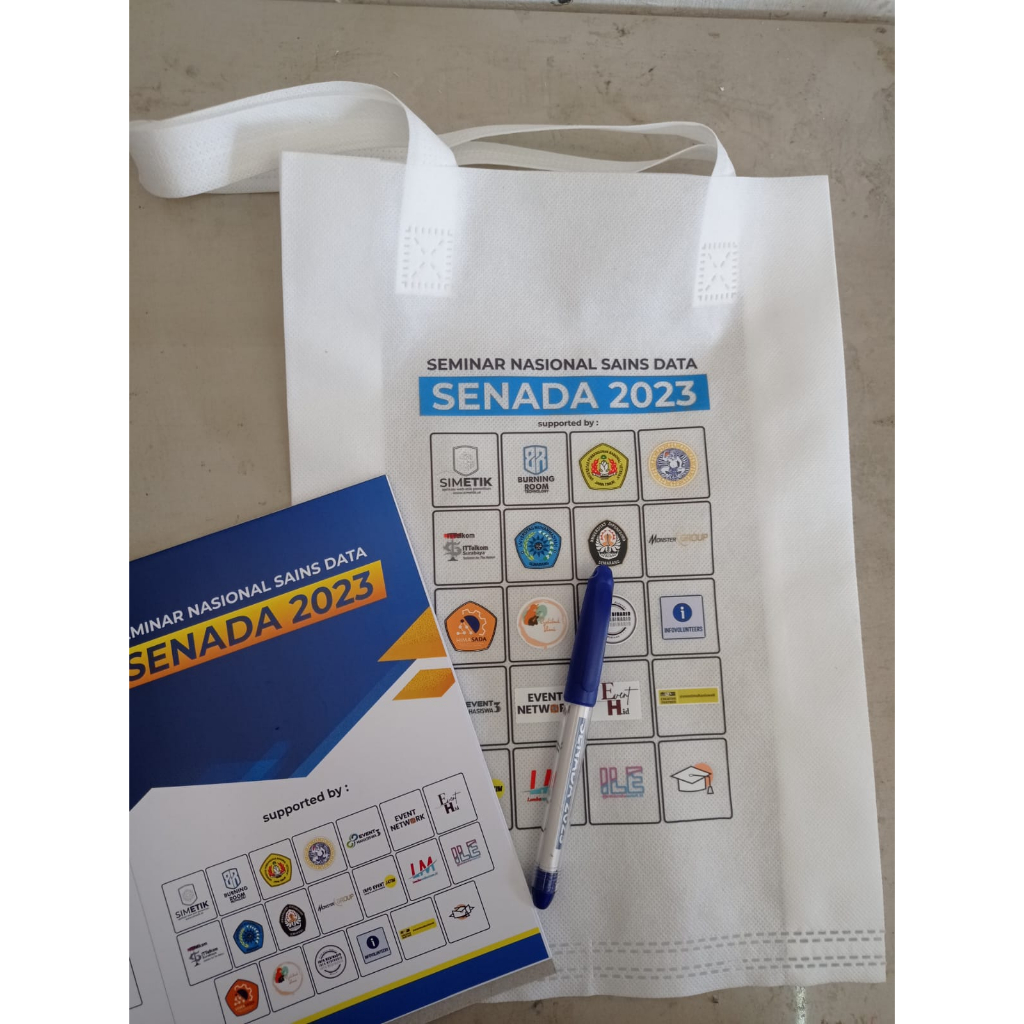 

Seminar Kit (2 hari jadi), buku note pulpen tas
