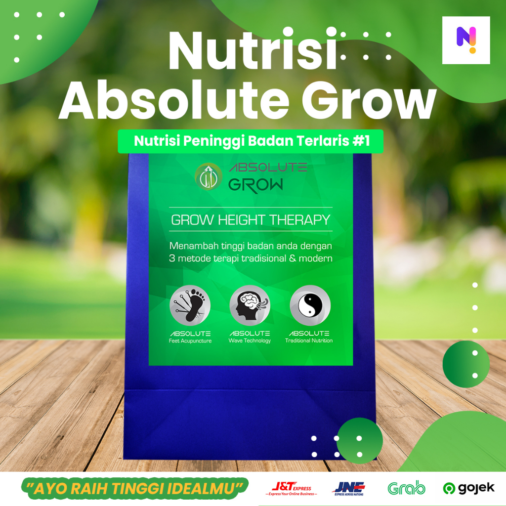 

ABSOLUTE GROW Nutrisi Kalsium untuk Kesehatan Tulang Dewasa & Penambah Tinggi Badan + Nafsu Makan Anak