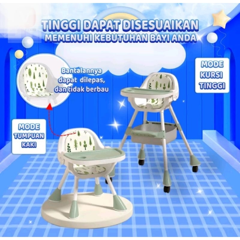 MULTIFUNGSIONAL BABY CHAIR//Kursi Makan Bayi dan Balita Portable