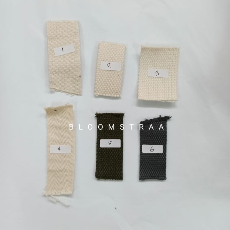 Sampel Webbing Bahan Material Sample Tali