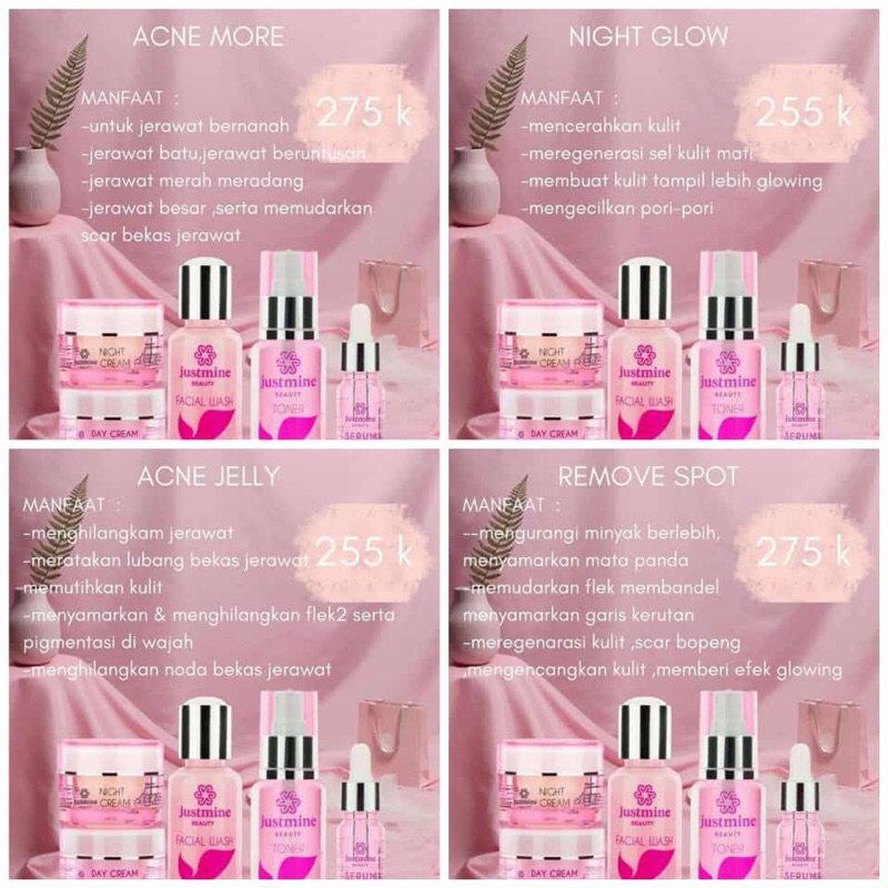 JUTSMINE BEAUTY SKINCARE ORIGINAL 100%