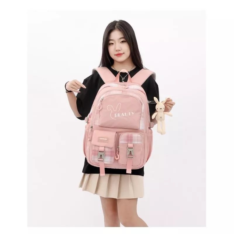 Tas Ransel Anak Cartun Rabbit Kawai Tas Ransel Backpack Untuk Anak SD / SMP / SMA Ransel Anak Terbaru 2023 4 Varian Warna