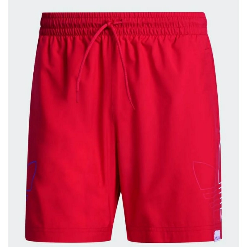 Adidas Original Celana Pendek Renang Adicolor FTO Pria Merah GN3549