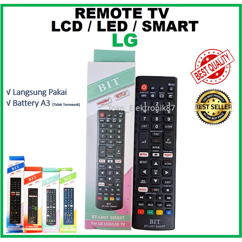 Remote Tv Led LG Smart Lcd