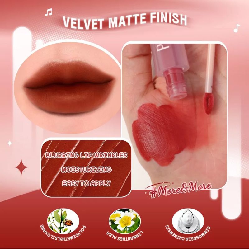 Pinkflash Velvet Airy Matte Mousse Lip Tint