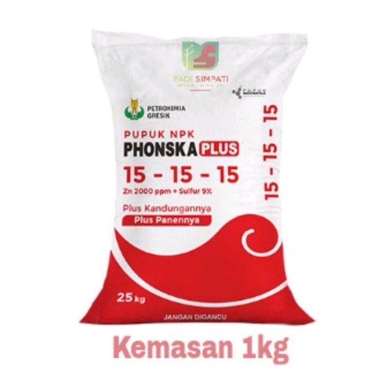 Pupuk NPK Phonska Plus 1kg