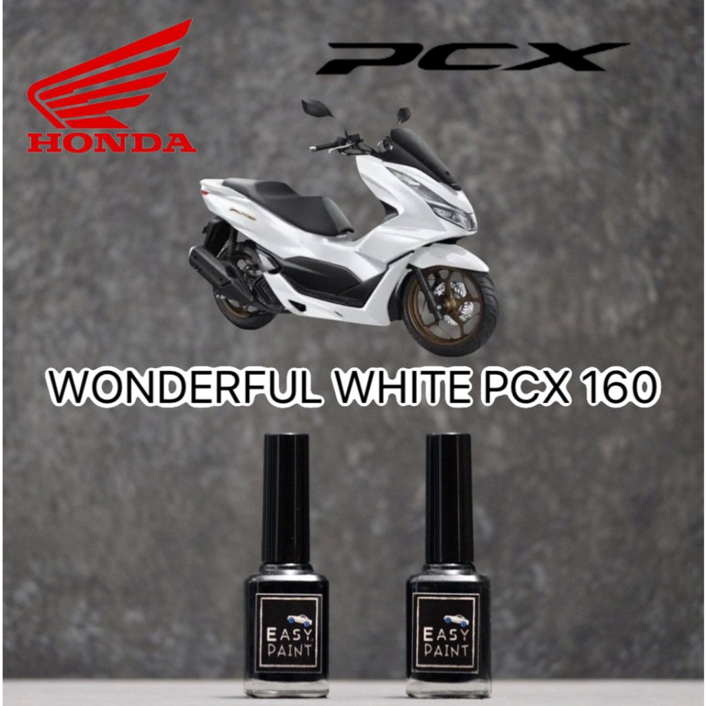 Cat Oles Motor White Pearl Honda PCX 160 Putih Mutiara 15ml