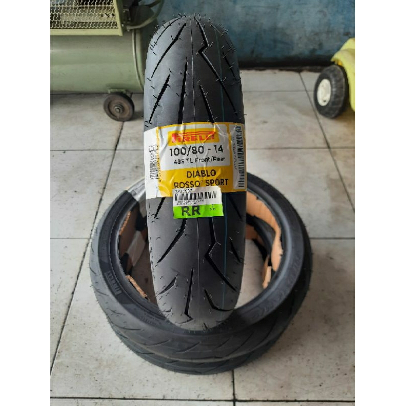 BAN PIRELLI DIABLO ROSSO SPORT 100/80-14