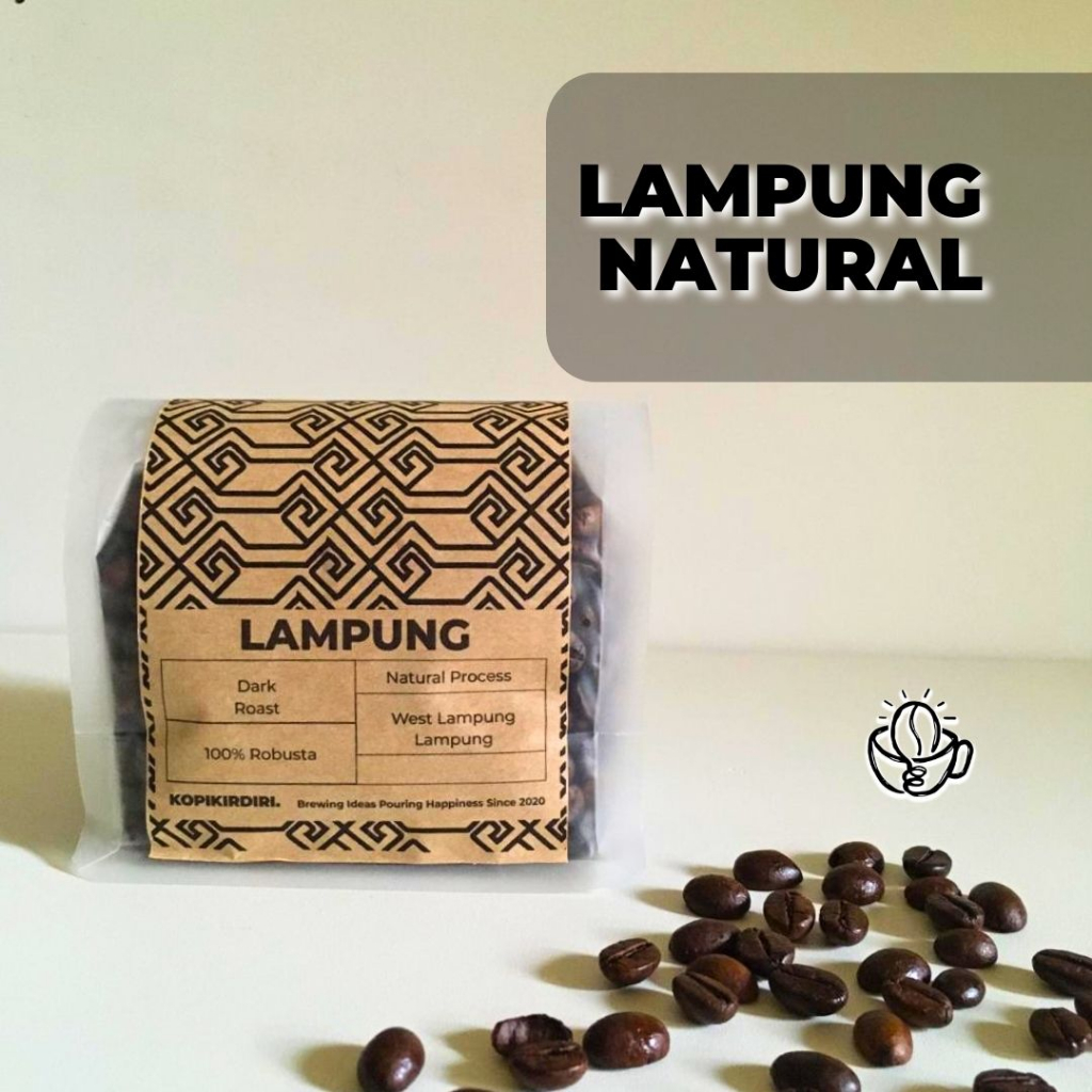 

Kopi Robusta Lampung Natural 1 Kg Kemasan Murni 100 % Coffee Kopikir Diri