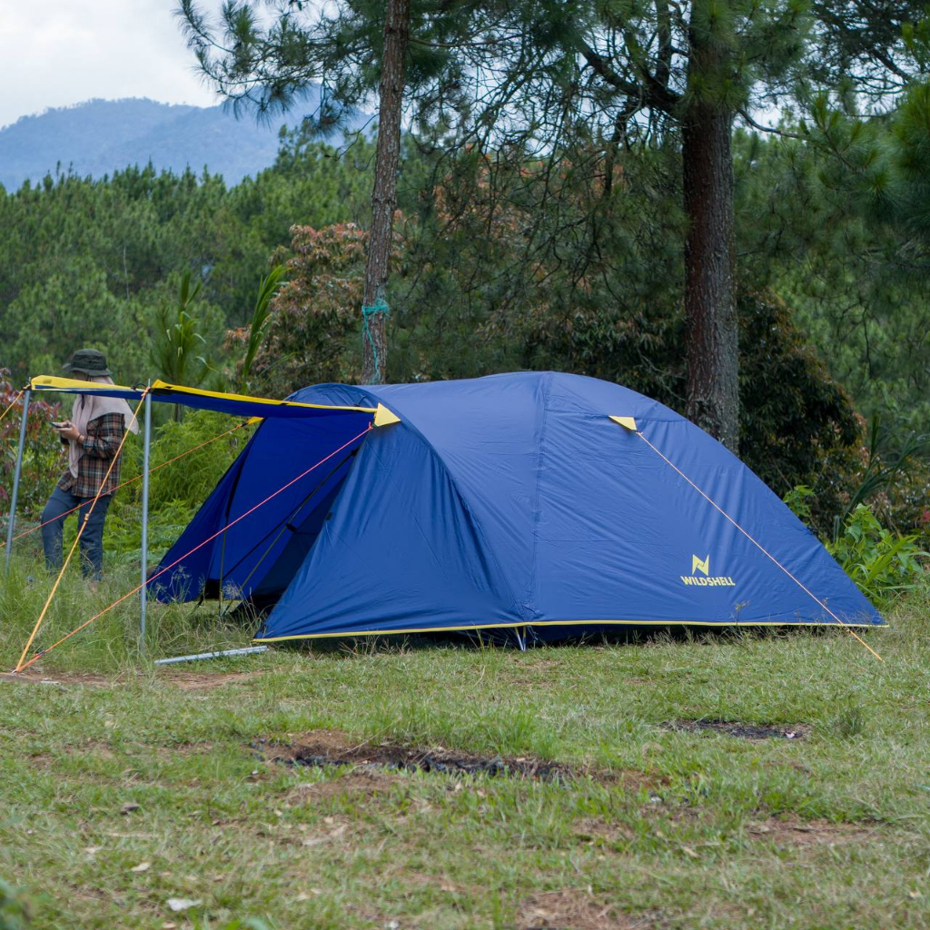 TENDA CAMPING WILDSHELL JAYADIPA 4 ORANG TENDA 4 - 5 ORANG