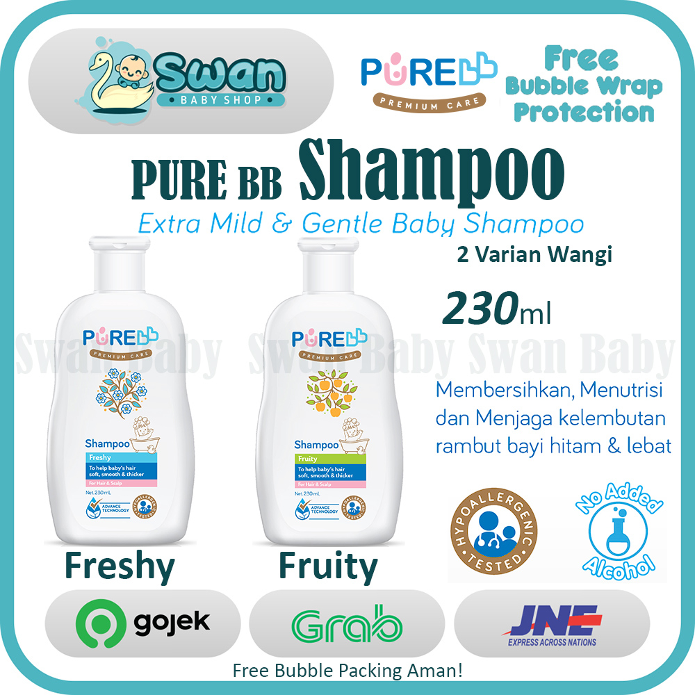 Pure BB Shampoo 230ml / Pure Shampo Bayi