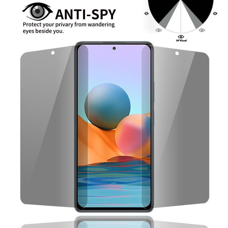 tempered glass anti spy privacy huawei nova 5T huawei P30 lite anti gores kaca tidak bisa di lihat dari samping