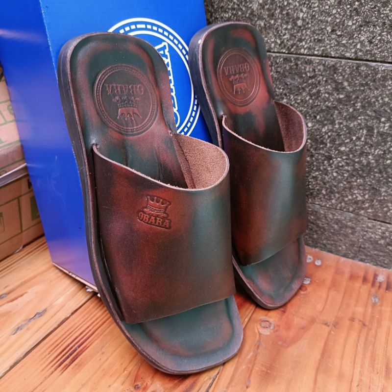 SANDAL KULIT PRIA OBARA - KULIT SAPI ASLI 100% ( PRODUKSI SENDIRI )