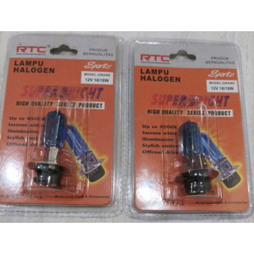 Bohlam Lampu Halogen Depan White All Motor