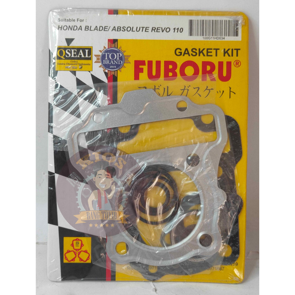 Gasket Kit Packing Head Top Set Honda BLADE REVO ABS 110 (Fuboru)