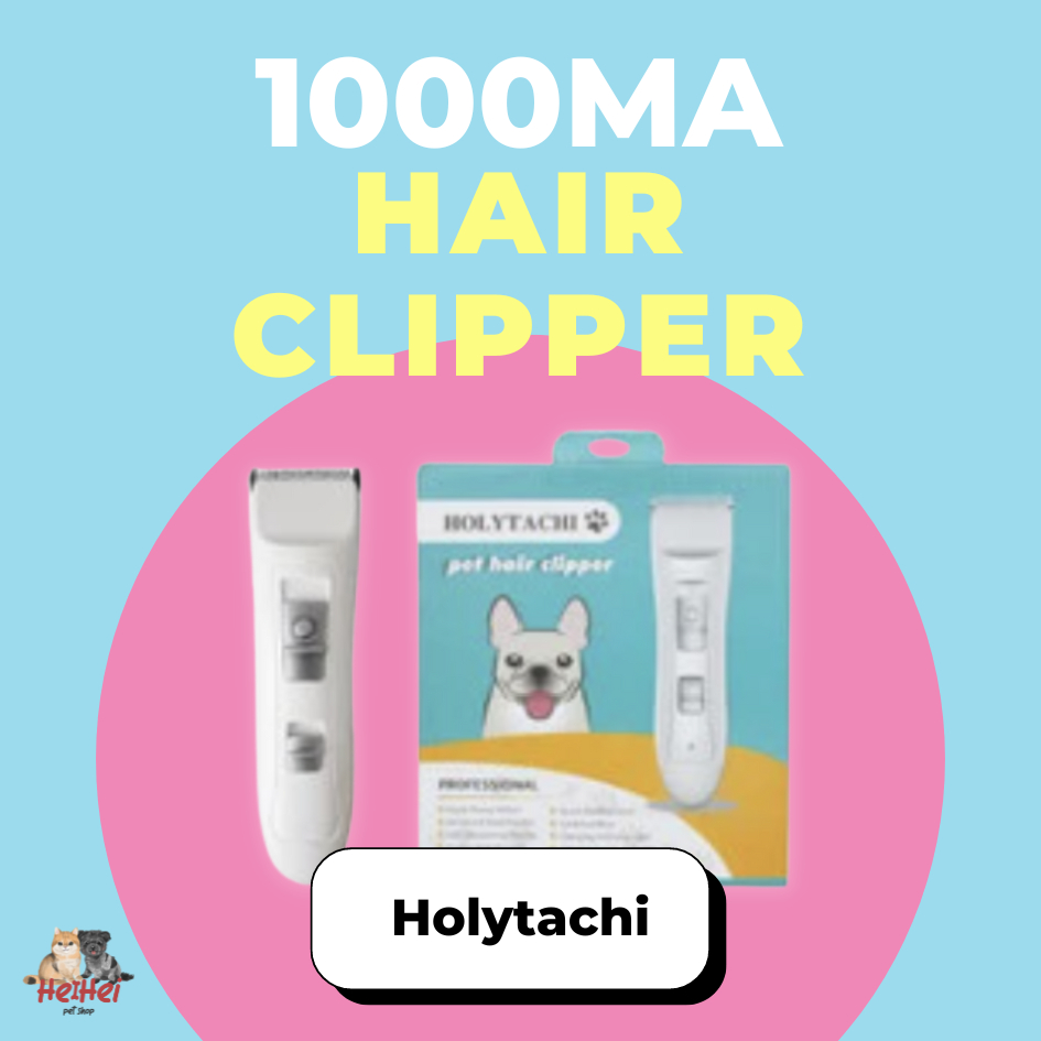 Holytachi Pet Hair Clipper 1000mA / Mesin Alat Cukur Bulu Anjing Kucing Lebat / Pet Hair Trimmer / Alat Cukur Rambut Anjing Kucing Hewan