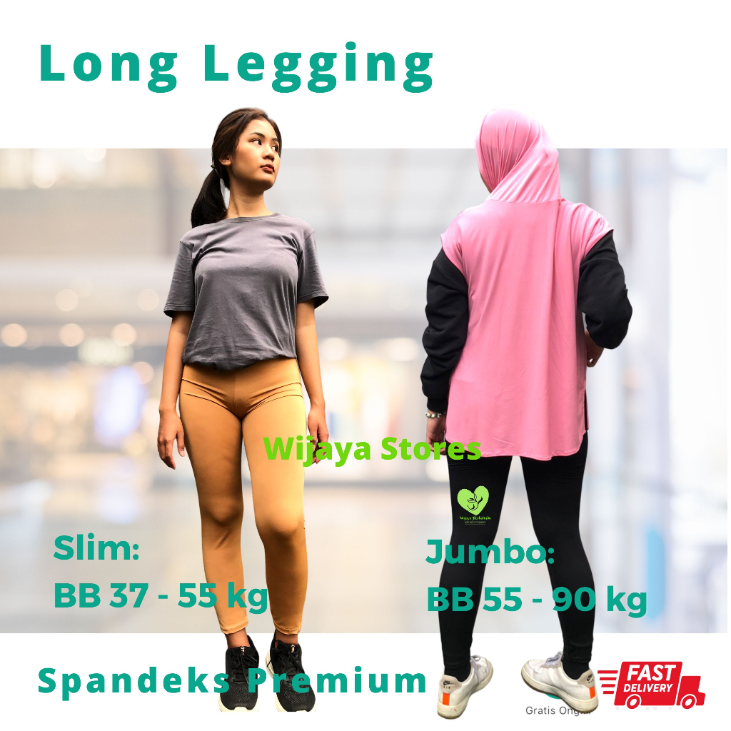 [Outfits] Celana Legging Panjang / Celana Yoga Wanita / Setrit Panjang Wanita / Celana Strit Wanita / Celana Ketat Wanita / Leging Wanita