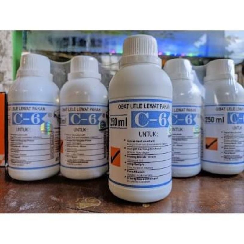 C6 Obat Ikan Obat Cacar Obat Ikan Lele 250ml