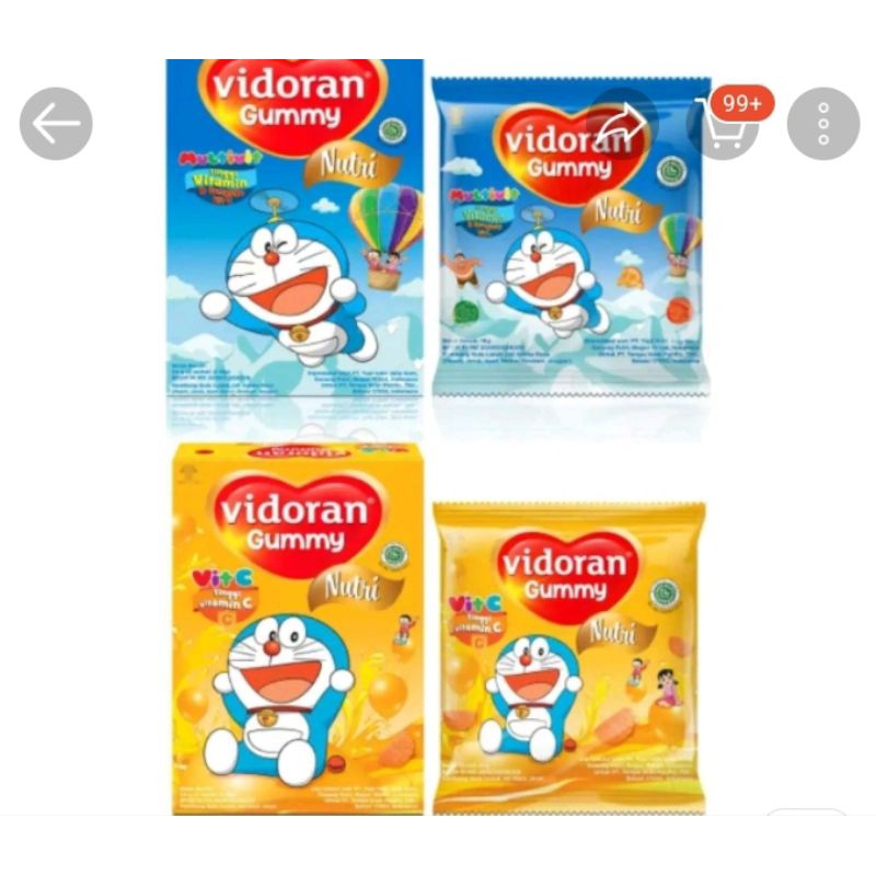 Vidoran Gummy Multivitamin Vit C 54gr