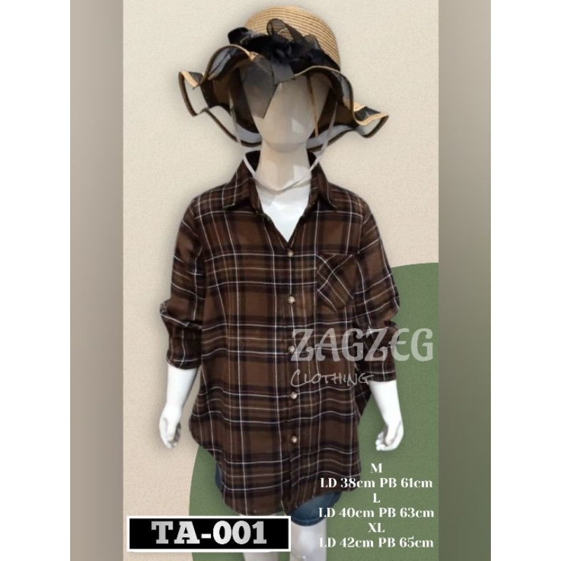 Zagzeg Clothing Atasan Baju Kemeja Dress Anak Perempuan Tunik Anak Perempuan Bahan Flanel Import Premium Usia Umur 2 3 4 5 6 7 8 Tahun Tunik Anak Perempuan Cewek SD Bisa COD