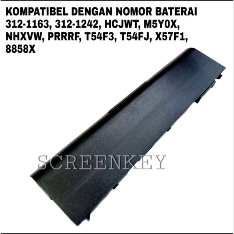 Baterai Laptop Dell Latitude E6420 E6430 E6440 E5420 E5520 E6420 E6440 E6520 E6530 E6540 E5520 T54F3