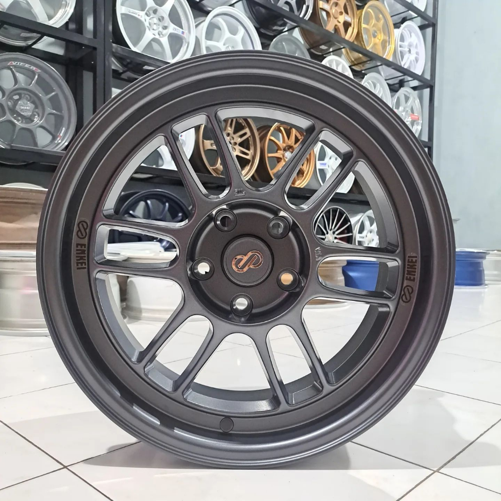 Velg Enkei Rpf1 ring 17 Pcd 5x114.3 Lebar 8 velg mobil racing r17