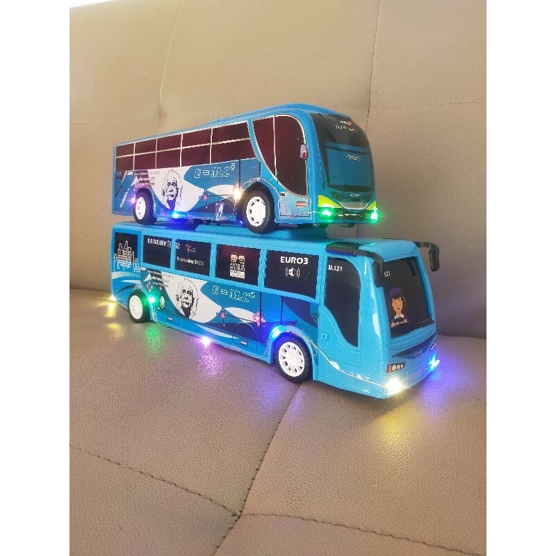READY Bus Armada Jaya Perkasa Full LED Bussid Bus Simulator Hadiah Mainan Anak Cowo