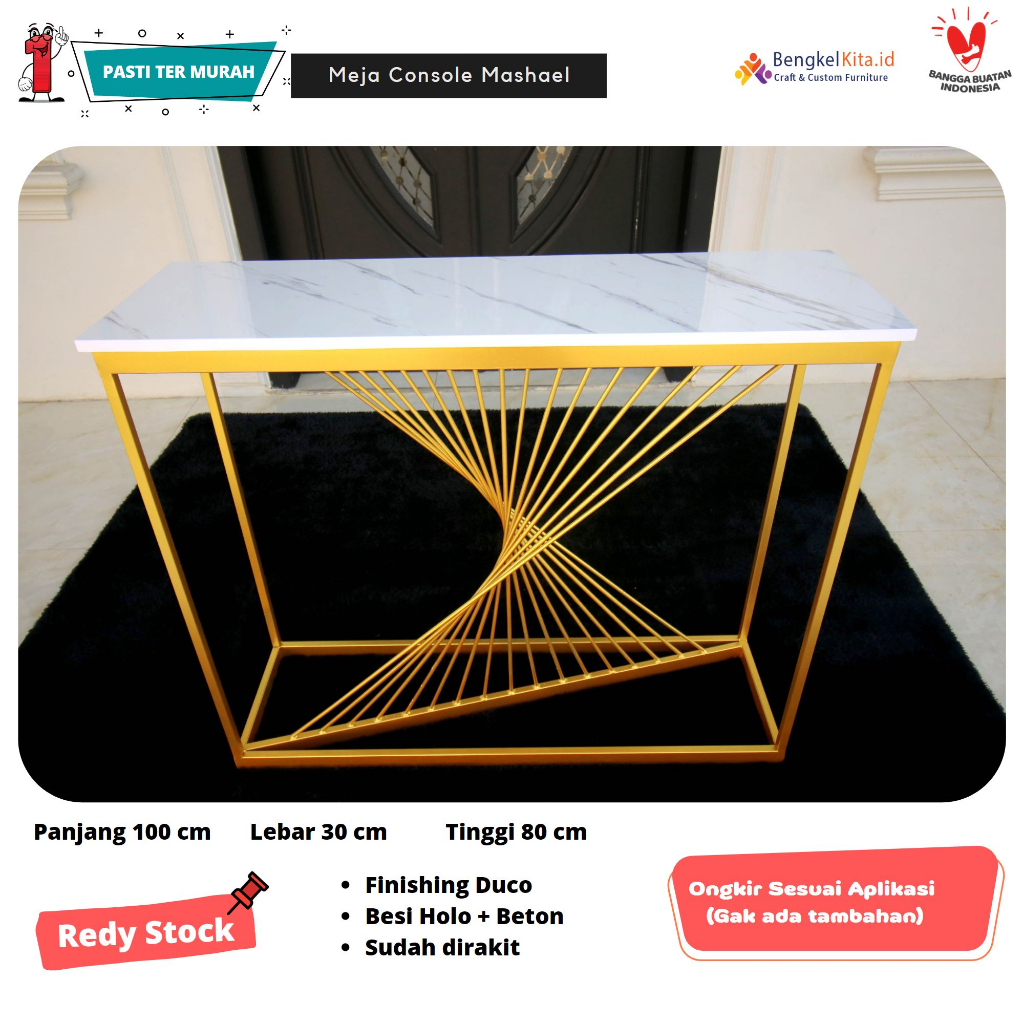 Meja Console Minimalis Mashael | Meja Ruang Tamu Minimalis | Meja Ruang Tengah