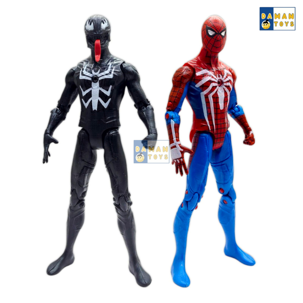 6pcs Mainan Anak Spiderman Super Hero Action Figure Pajangan