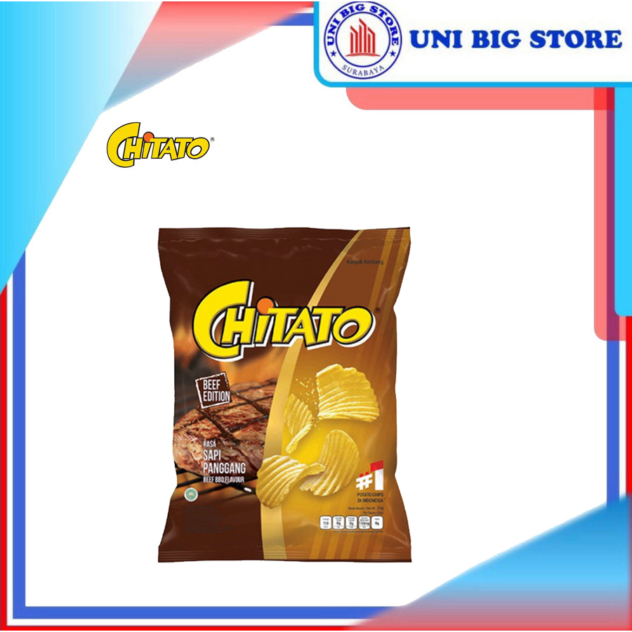 

Chitato Potato Chips Sapi Panggang 35 gr Beef BBQ Barbecue Barbeque