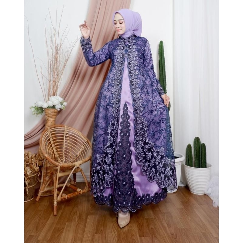 Ready!!Gamis Mawar Thalita Original Butik