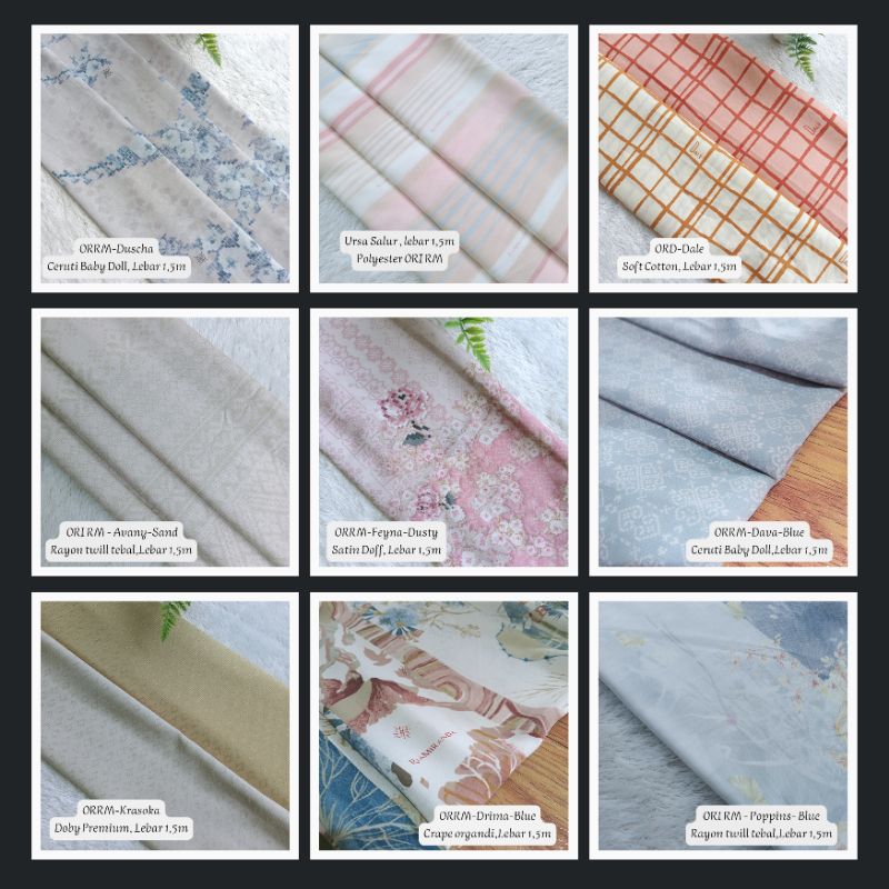 RK Kain original ria Miranda aneka motif