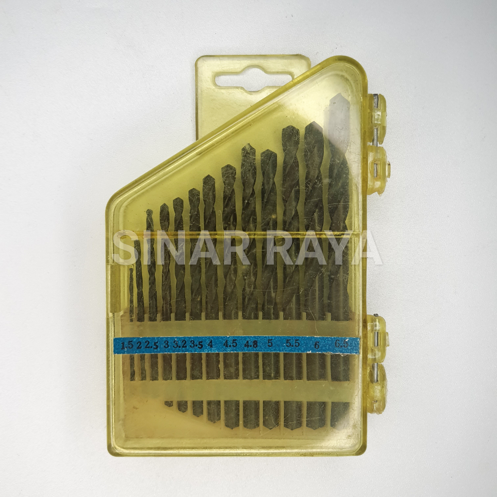 Mata Bor Set besi 13 pcs / Mata bor set besi dan kayu