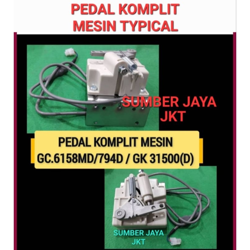 injakan/pedal  servo typical 6158md/obras/overdeck