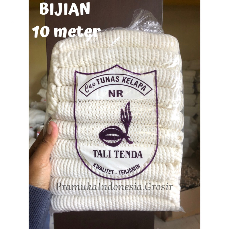 TALI SERAT 10 METER / TALI TENDA PRAMUKA / TALI KEMAH PRAMUKA / TALI SERAT PRAMUKA