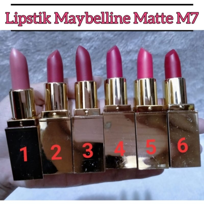 Lipstik Matte Maybelline (M1,M7) / Lipstik Matte Murah / Lipstik Matte Ecer