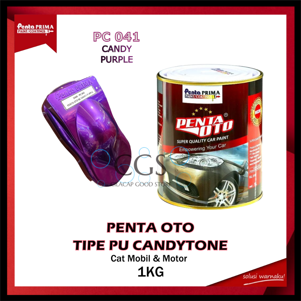 Cat Candy Purple PU Penta Oto / Cat Candy tone PU Purple / Cat ungu Candy / Cat Penta Candy PU