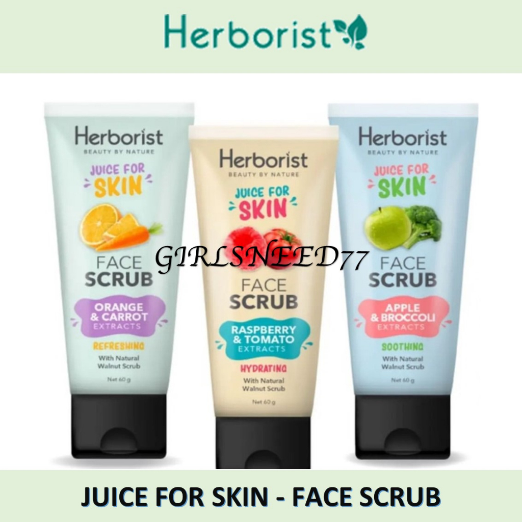 Herborist Juice For Skin Face Scrub - 60gr