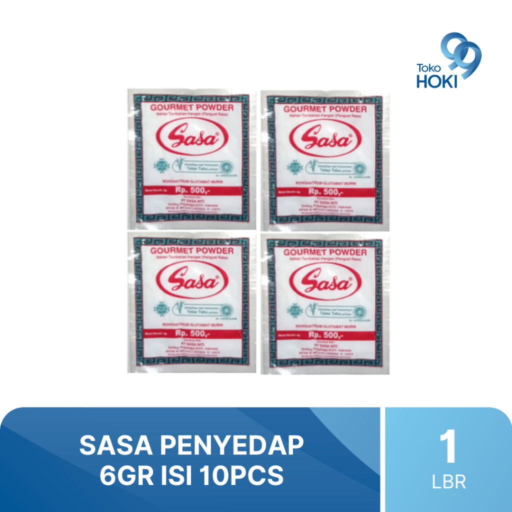 

SASA PENYEDAP 6GR 1 LEMBAR ISI 6PCS