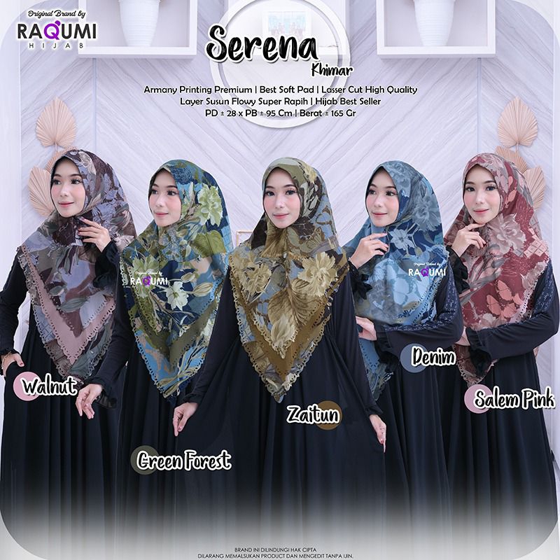 SERENA KHIMAR BY RAQUMI HIJAB ORI