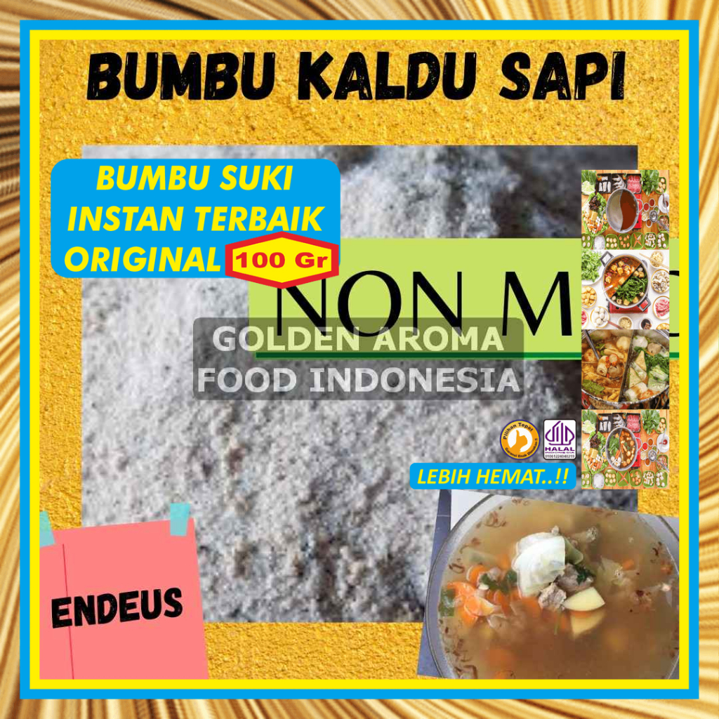 

Bumbu Hotpot Instan Kaldu Sapi Non MSG 100Gr Sample Kaldu Sapi Kecil Tanpa MSG Kecil Halal Suki Steamboat Shabu Sabu Kuah Soup Original Stemboat Steambot Steamboot Sukiyaki Grill Bakar Instant Gafi Murah Enak Terbaik Premium Promo Rekomendasi