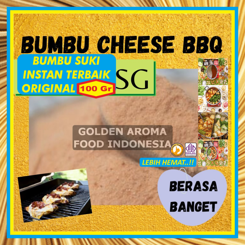 

Bumbu Hotpot Instan Cheese BBQ Non MSG 100Gr Sample Cheese BBQ Kecil Tanpa MSG Kecil Halal Suki Steamboat Shabu Sabu Kuah Soup Original Stemboat Steambot Steamboot Sukiyaki Grill Bakar Instant Gafi Murah Enak Terbaik Premium Promo Rekomendasi