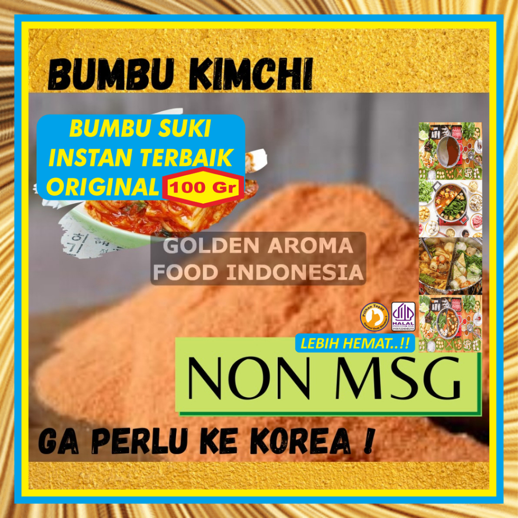 

Bumbu Hotpot Instan Kimchi Non MSG 100Gr Sample Rasa Kimchi Kecil Tanpa MSG Kecil Halal Suki Steamboat Shabu Sabu Kuah Soup Original Stemboat Steambot Steamboot Sukiyaki Grill Bakar Instant Gafi Murah Enak Terbaik Premium Promo Rekomendasi