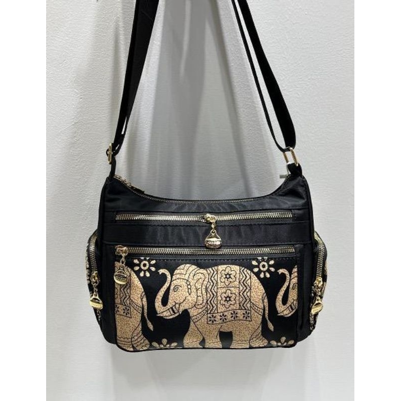 Tas Chibao Gajah Original 8896#motif gajah daun ndayak zigzag