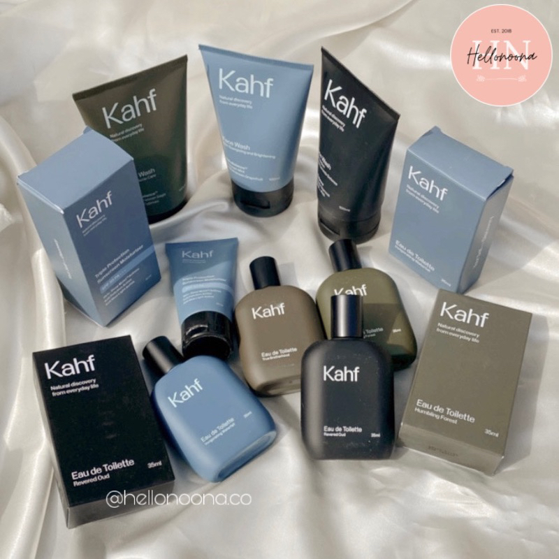 KAHF - Face Wash | Triple Protection Sunscreen | Parfume Eau De Toilette | Body Wash | Face Scrub