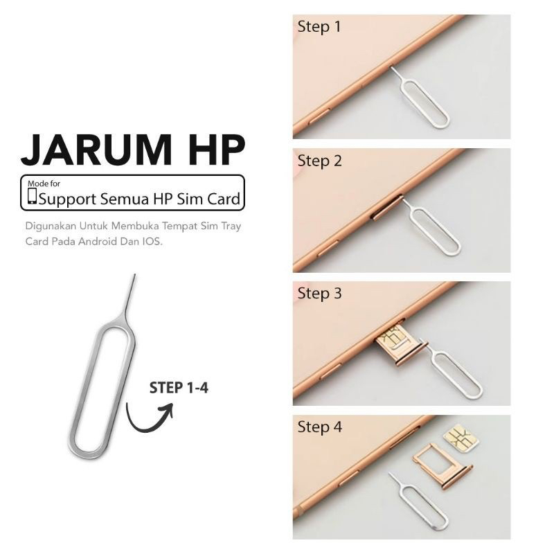 Jarum sim card jarum keluarkan kartu hp