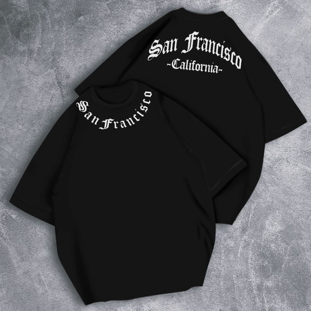 KAOS TSHIRT ATASAN PRIA SAN ANDREAS/LA/SAN FRANSISCO