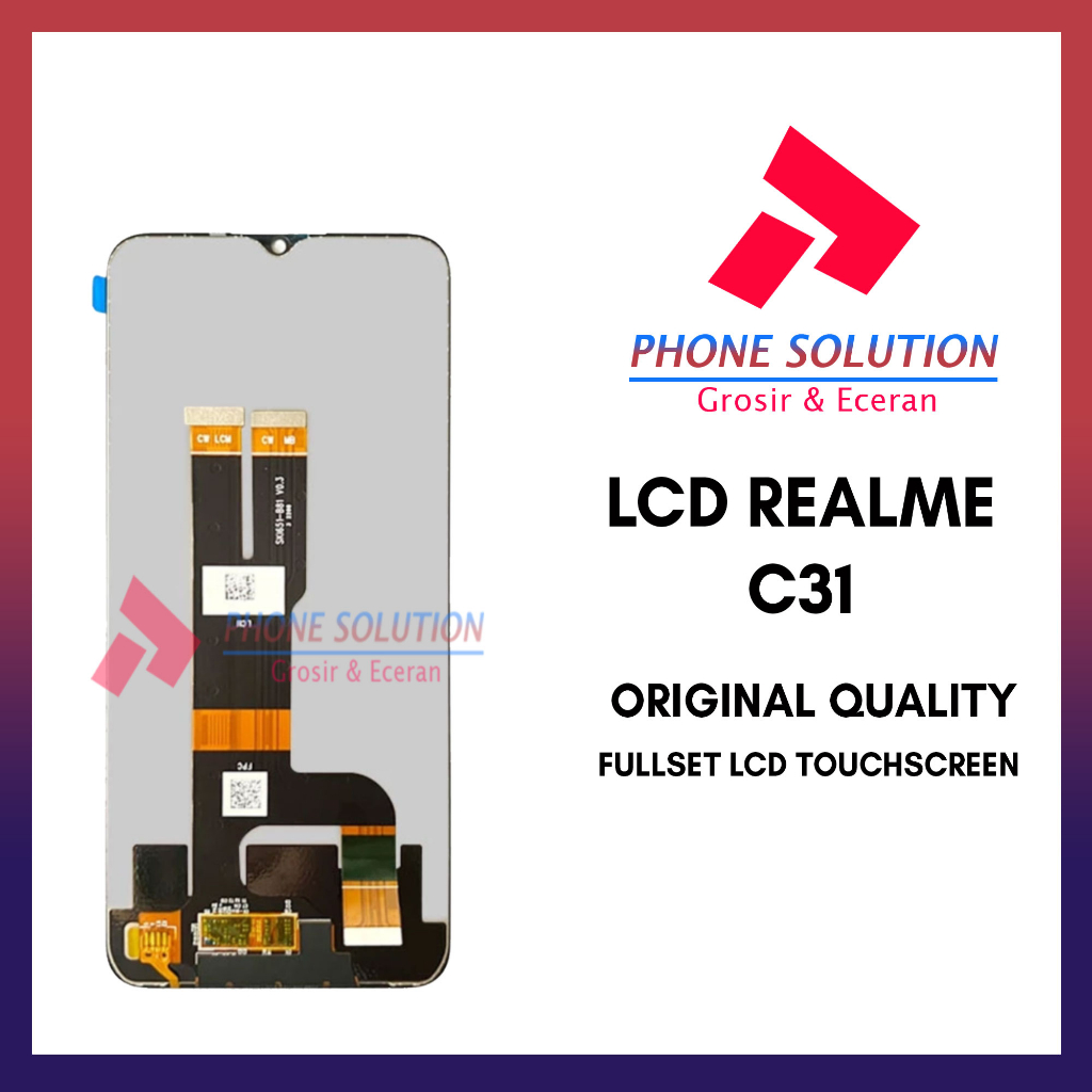 LCD Realme C31 Fullset Touchscreen // Supplier LCD Garansi 1 Bulan